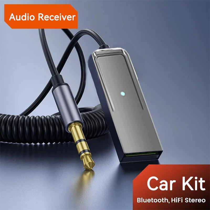 Receptor Bluetooth 5.5 Auxiliar Mini — Áudio HiFi sem Fios
