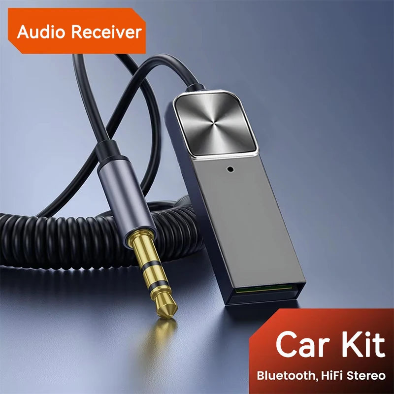 Receptor Bluetooth 5.5 Auxiliar Mini — Áudio HiFi sem Fios