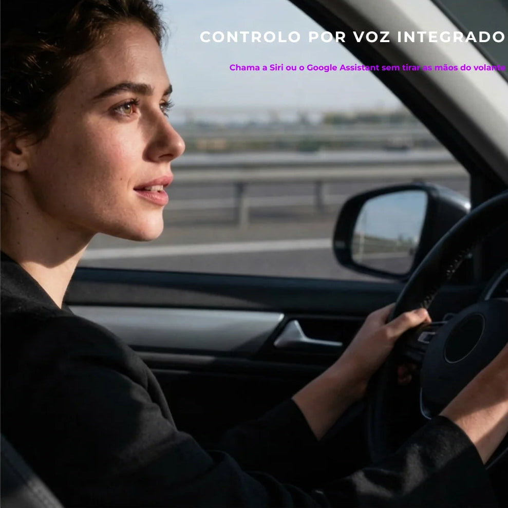 Adaptador CarPlay & Android Auto 2-em-1 Sem Fios — Conexão Automática